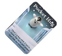 Pocket Card - Sensibilisateur d'inspiration pour les occasions spéciales | Réconfortant et polyvalent avec une conception animale pour l'anniversaire, Noël, Thanksgiving ou confort quotidien, 9x16cm