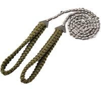 Pocket Chainsaw With Paracord Handle Folding Chain Hand Saw Fast Wood & Tree Cutting Emergency Survival Gear For Camping Backpacking Hiking (36inch-16teeth)