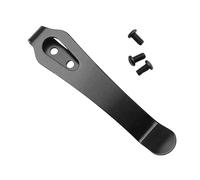 Pocket Clip, Tool Belt Clip, Metal Buckle, Deep Carry Design, Heavy Duty Stainless Steel, Outdoor Climbing Hiking Use, 6.1x1.2x0.9cm/2.4x0.47x0.35 inches, 10g Silver, Single Piece