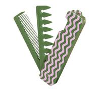 Pocket Comb - Colorful Folding Comb | Fine Tooth & Wide Tooth Styling Combs | Folding Styling Tool For Women Girls | Portable Detangling Combing Hair Brush For Hair, Beards And Mustaches