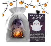 Pocket Comfort Ghosts | Cartes positives pour Halloween, souvenir de motivation pour enfants, étudiants, adolescents, adultes, Halloween, vacances, remise de diplôme, commémoration, équipe, incitation