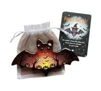 Pocket Comfort Ghosts Keepsake avec une carte de motivation pour les amis (bat)