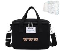 Pocket de voyage de voyage - sac bébé élégant et spacieux avec plusieurs compartiments, y compris des compartiments d'isolation pour les bouteilles, le matériau imperméable et les sangles réglables