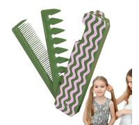 Pocket Detangling Comb - Flexible Wide Comb ¦ Sturdy Hair Combs for Wet Curls, Texture Brush with Detangling Function, Volumizing Hair Accessories, Styling Bristle Combs for styling Hairs