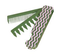 Pocket Detangling Comb - Flexible Wide Comb | Sturdy Hair Combs for Wet Curls, Texture Brush with Detangling Function, Volumizing Hair Accessories, Styling Bristle Combs for SILKY Finish