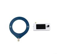 Pocket Digital Radio SI4732 Récepteur pleine bande 0,5-108 MHz avec écran couleur IPS de 4,8 cm Batterie rechargeable 800 mAh Antenne de diffusion (anneau blanc)