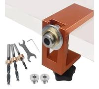 Pocket Drill Jig Kit | Gabarit de serrage réglable, gabarit de perçage précis pour le travail du bois - Pour scie, amateurs, professionnels, débutants, menuiserie, construction, quincaillerie