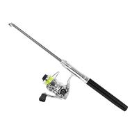 Pocket Fishing Rod, Ultra Lightweight Aluminum | Conception rétractable, mini moulinet spinning, adapté à les types de pêche