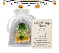 Pocket Ghost Card - Portable Comforting Keepsake for Halloween Work Gift