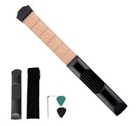 Pocket Guitar | Avec 2 Médiators Outil D'entraînement Instrument Portable,Trainer d'Accords de Guitare de Poche Débutant,pour Adultes Débutants Amateurs de Musique
