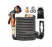 Pocket Hose Copper Bullet Expandable Garden Hose with Thumb Spray Pattern 25 Ft Lead Free Ultra Lightweight Solid Copper