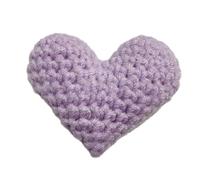 Pocket Hug Crochet Coeur |Câlins de Poche Portables Faits à la Main Coeurs au Crochet Doux - Coeur tricoté Petits Cadeaux Mignons pour Les Amis Famille