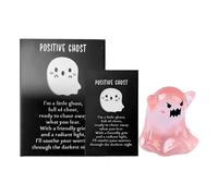 Pocket Hug Ghost Lumineux, A Little Pocket Ghost Hug Card with A Cute Ghost Doll for Halloween Christmas Loved Ones and Friends