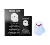 Pocket Hug Ghost Lumineux, A Little Pocket Ghost Hug Card with A Cute Ghost Doll for Halloween Christmas Loved Ones and Friends