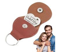 Pocket Hug Kackchain | Cours du porte-clés de 1,18 pouce de poche | Acier inoxydable à double face de poche poch de monnaie un cadeau avec une sculpture commémorative pour transmettre des émotions, pa