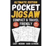 Pocket Jigsaw Sudoku Puzzle Book for Adults & Teens: Easy to Extreme Region-Based Puzzles in a Compact 4x6 Travel Format with Extra Variants and Solutions
