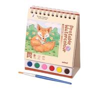Pocket Magic Aquarelle Livre de Coloriage Aquarelle, Livre de Coloriage Aquarelle Enfant, Livre d'Image de Poche Aquarelle Enfant, Aquarelle Peinture Set, Livre de Coloriage Aquarelle pour Enfants