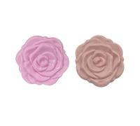 Pocket Mirror Rose Shaped Folding Handheld Double Sided Makeup Mirror for P