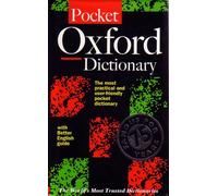 Pocket Oxford Dictionary of Current English