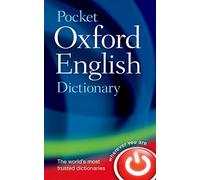 Pocket Oxford English Dictionary - Hardback - F245z