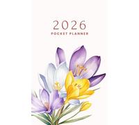 Pocket Planner 2026: Elegant One Year Monthly Small Organiser for Women,Girls or Men with Holidays for Each Month |12 Months Agenda from January to ... Cover | Calendar for Purse Size 4 x 6.5 - A6