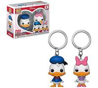 Pocket POP ! Lot de 2 porte-clés Disney : Donald et Daisy