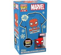 Pocket Pop! & Tee - Marvel - Holiday Spiderman Taille M
