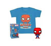 Figurine Funko Pop - Marvel Comics - Spider-Man (Noël) Pocket - T-Shirt