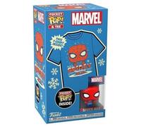 Pocket Pop! & Tee - Marvel - Holiday Spiderman Taille Xl
