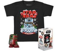 Funko Pocket Pop & Tee: Star Wars - Holiday R2D2 - Métallique - Medium - T-Shir