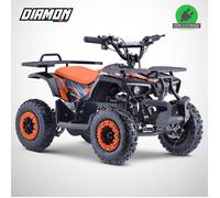Pocket quad électrique RINO 800W - DIAMON MOTORS - Orange
