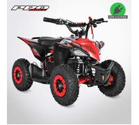 Pocket Quad TIRAX 800W - Mini Quad Enfant Électrique 800 W - Rouge