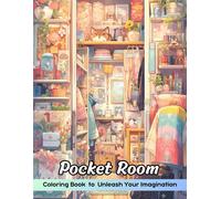 Pocket Room Coloring Book: Pocket Room Coloring Page, A Journey Through Cozy Miniature Spaces