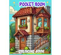 Pocket Room coloring book : This coloring book features relaxing drawings of rooms and houses to help you unwind.