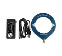 Pocket SI4732 Récepteur radio avec couverture complète de 0,5 à 108 MHz, écran couleur IPS de 1,9", modes LSB USB AM FM, batterie intégrée de 800 mAh, antenne boucle, boîtier imprimé 3D en ABS (anneau