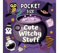 Pocket Size Cute Witchy Stuff Coloring Book for Adults and Kids: Featuring 50 Bold and Easy Illustrations of Witchy Vibe Mini Colouring Pages. Color ... Witch on Broomstick, Spell Jars, and More!