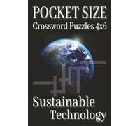 Pocket Size Word Search Books 4x6 Sustainable Technology: Easy, Mini, Small Travel Compact Size, about Renewable Energy , Solar Power, Green ... Gift for Vacations, Holidays and Free Times