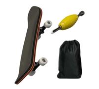 Pocket Skate Trainer - Planche De Rampe À Doigts Compacte, Kit De Skate Miniature À Roulement Fluide | Système De Roue À Haute Stabilité En Bois Durable, Outil De Formation À La Concentration Sur Le S