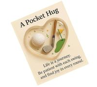 Pocket Sports Hug - Mini symbole en tissu en forme de cœur, rappel de moral, accessoire de carte de pensée d'esprit d'équipe, support d'encouragement personnel | Pour la préparation du jeu, les