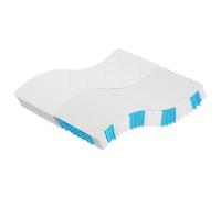 Matelas ressort 180x200 cm soutien medium épaisseur 25 cm 7 zones + housse de matelas