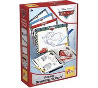 Liscianigiochi Kit de dessin Cars Pocket – ardoises effaçables, guide explicatif – Moyen