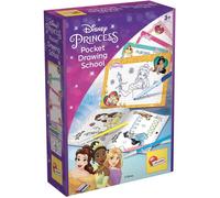 Pocket Studio de Dessin - Princesses - LISCIANIGIOCHI - Kit Dessin - 4 Ardoises effaçables - Feutres inclus - Dès 3 ans