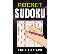 Pocket Sudoku for Adults: 140+ Fun and Addictive Puzzles to Play Anywhere - Travel Size, Easy to Hard, Great for Brain Training on the Go