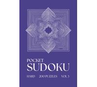 Pocket Sudoku - Hard - 200 Puzzles: Mini Sudoku Book for Adults | Compact & Travel Friendly A6 Size | Aesthetic & Pretty Pocket Sudoku