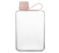 Pocket Water Bottle - 500ml Portable Flat Drink Flask, Leak Proof Slim