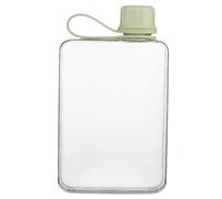 Pocket Water Bottle - 500ml Slim Water Flask, Portable Leak Resistant Drink Container, Flat Profile Reusable Beverage Bottle Easy Carry Hydration Companion | For Purse Pocket Gym Hiking Daily Use