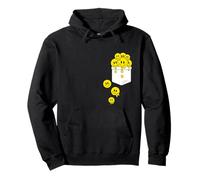 Pocket Yellow Smile Faces Melting Happiness Graphic Designs Sweat à Capuche