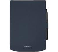 PocketBook - Étui à rabat pour lecteur eBook - cuir imitation PU, coton, plastique - bleu foncé - 10.3" - pour PocketBook InkPad X Pro G