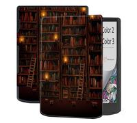 pocketbook Étui pour 19,8 cm couleur encreur Vivlio 4 eReader étui en cuir avec veille/réveil automatique