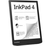 PocketBook InkPad 4 Lecteur de livres électroniques Ecran tactile 32 GB Wi-Fi Noir, Argent